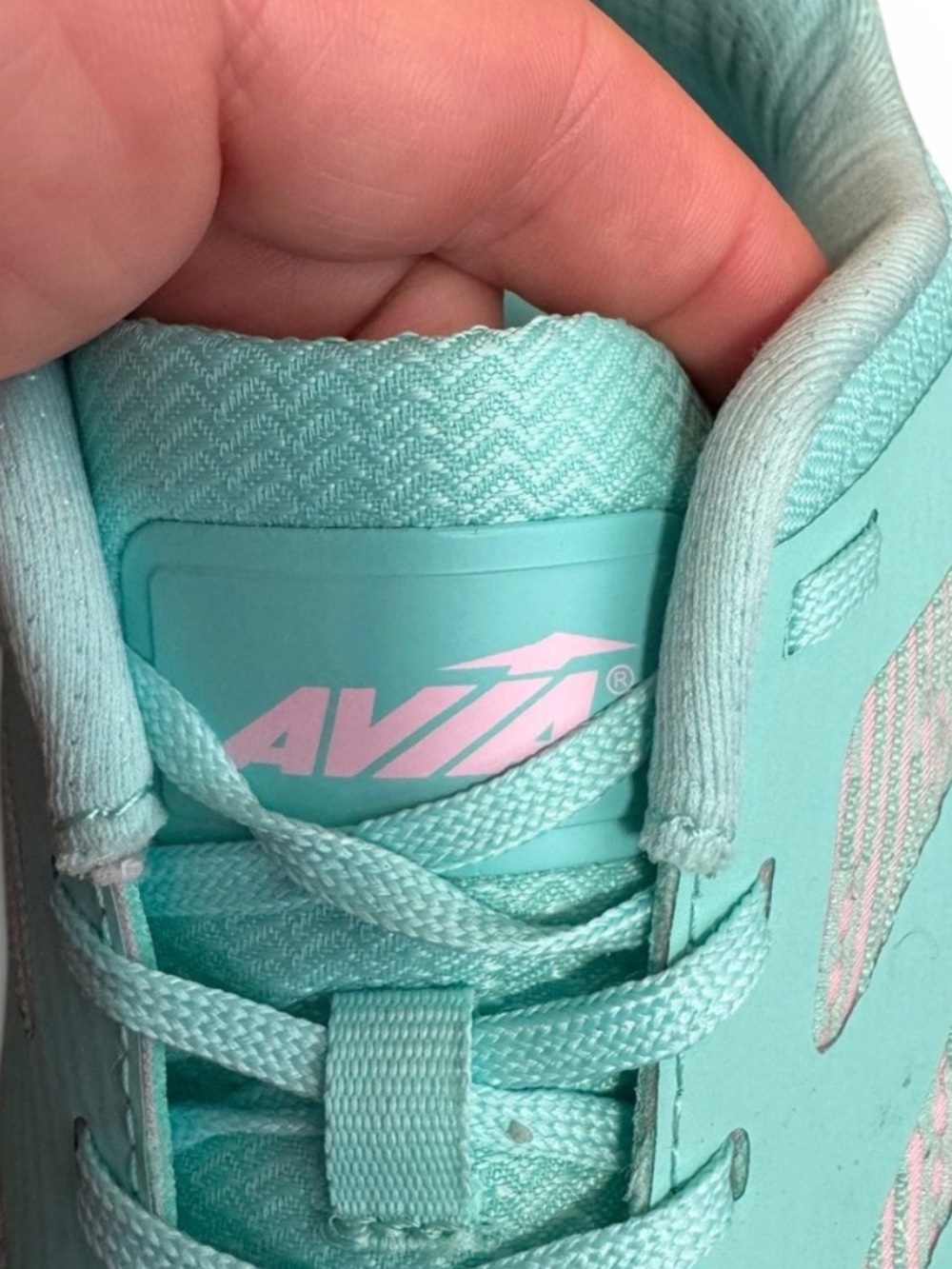 Avia Womens Running Walking Shoes Teal Pink Athletic Sneakers Size 10 - Picture 5 of 6